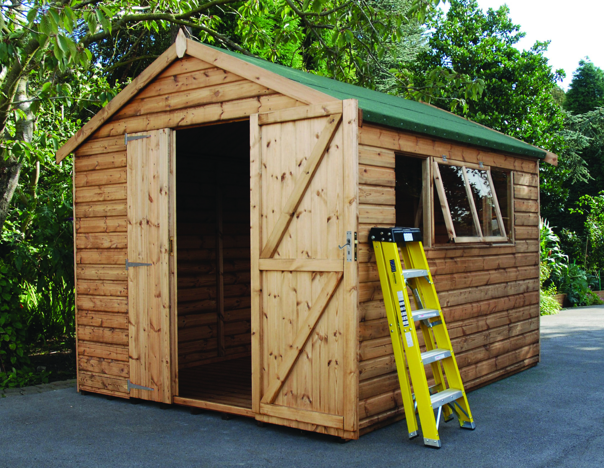 Regency Cawwhrorn Shed 10' x 8' with optional deluxe cladding