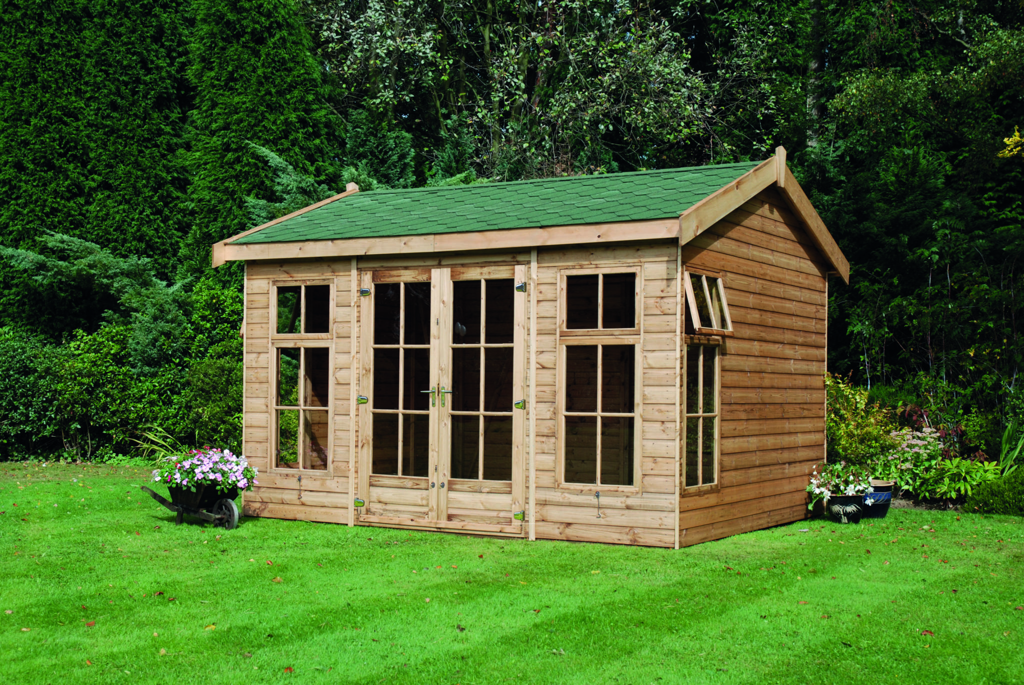 Regency Palermo Summerhouse 12' x 10' with optional green felt tiles