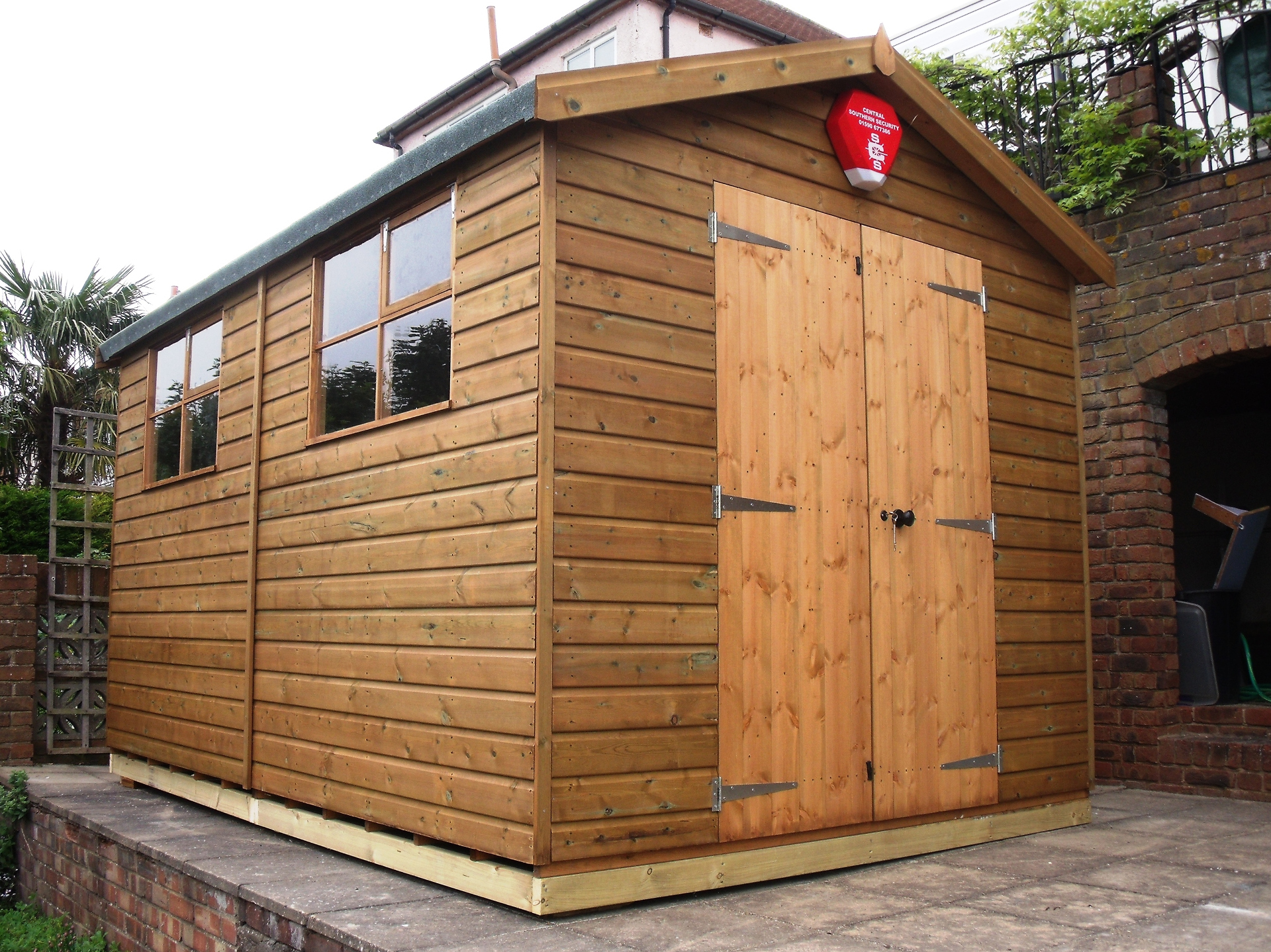 Passmores 12 x 8 Heavy Duty Workshop with Easybase