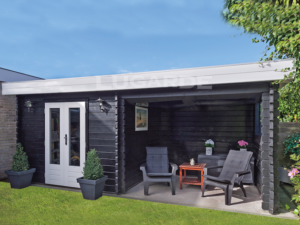 Lugarde Log Cabin with verandah B9