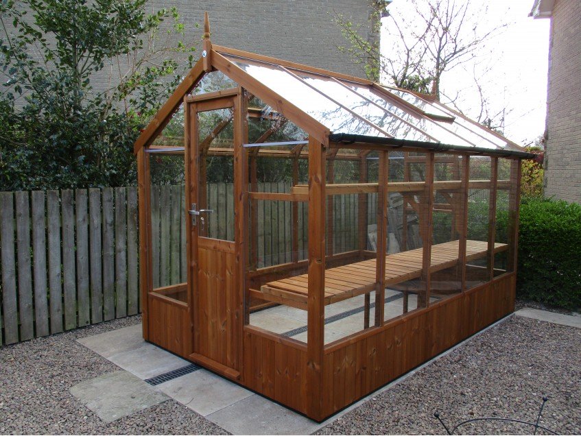 Swallow Kingfisher Greenhouse 6'8 x 10'5 Oiled