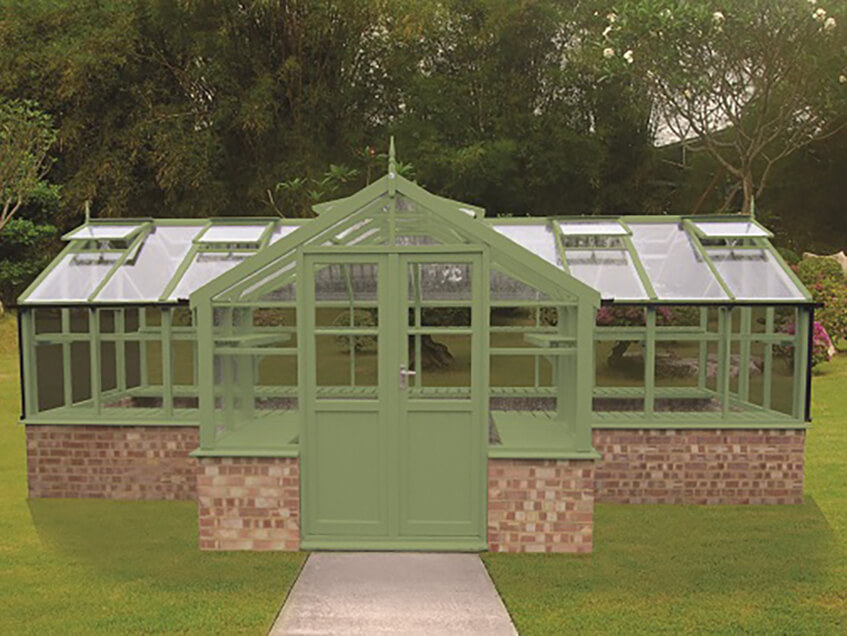 Swallow Swan greenhouse 8x13ft