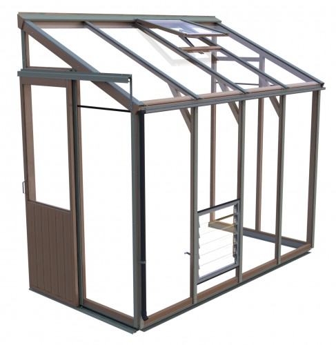 Alton Evolution Four Lean to Greenhouse