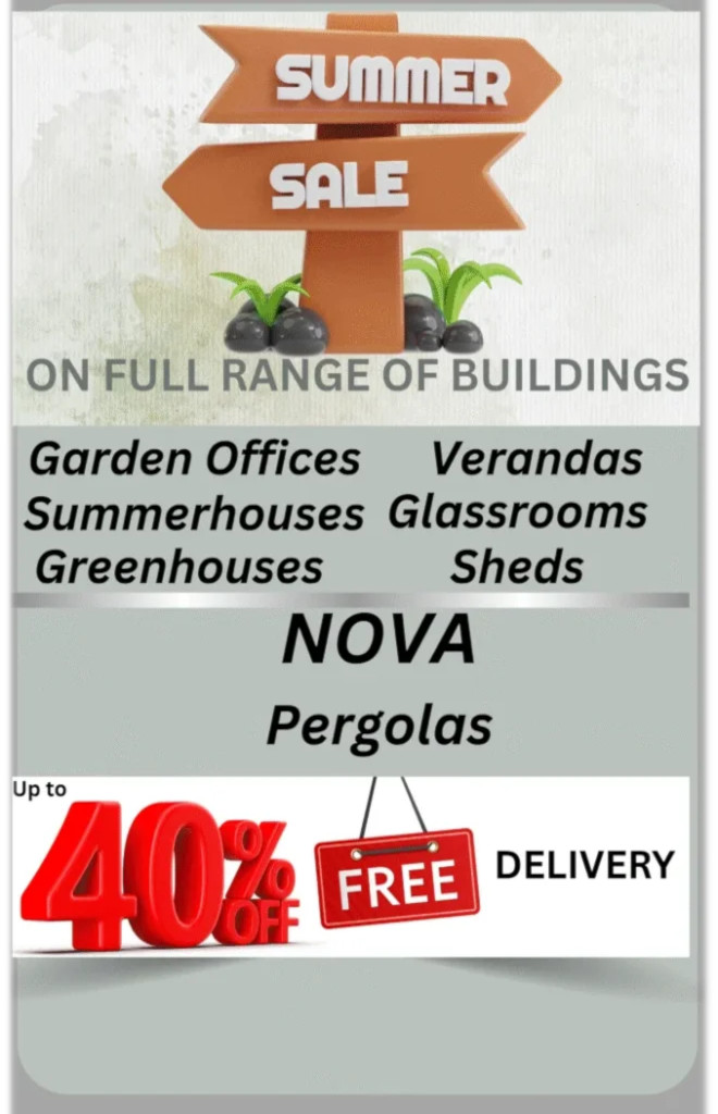 Up to 40% off Nova Pergolas. FREE delivery. 